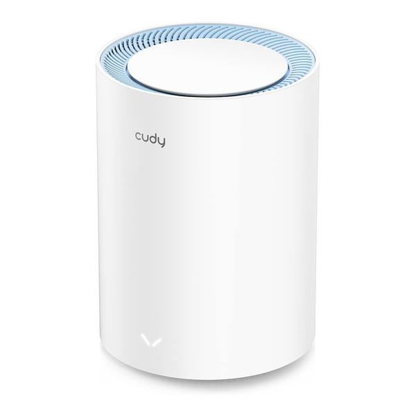 Cudy Networking White / Brand New / 1 Year Cudy M1200 AC1200 Whole Home Mesh WiFi System, 2.4GHz 5GHz Dual Band WiFi Router, Range Extender and Router, VPN, IPv6, DDNS, 1-Pack
