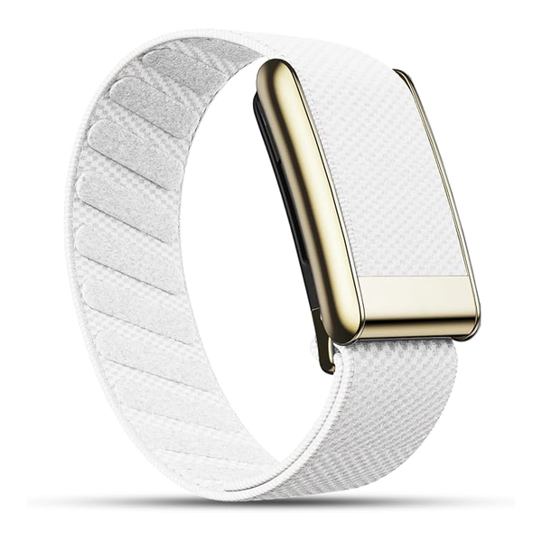 DADO Brand New DADO Ultra-soft Band Compatible with WHOOP 5.0 Peak,, Breathable, Durable & Secure Fit Strap, Glacier Gold Connector