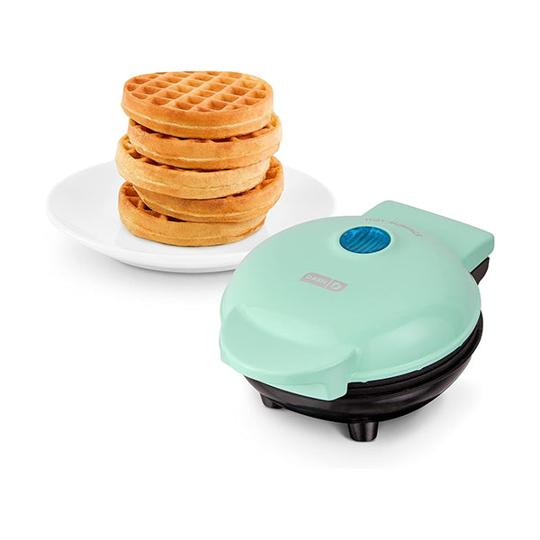 DASH Kitchen & Dining Aqua / Brand New DASH Waffle Maker 10Cm Plate - DMW001