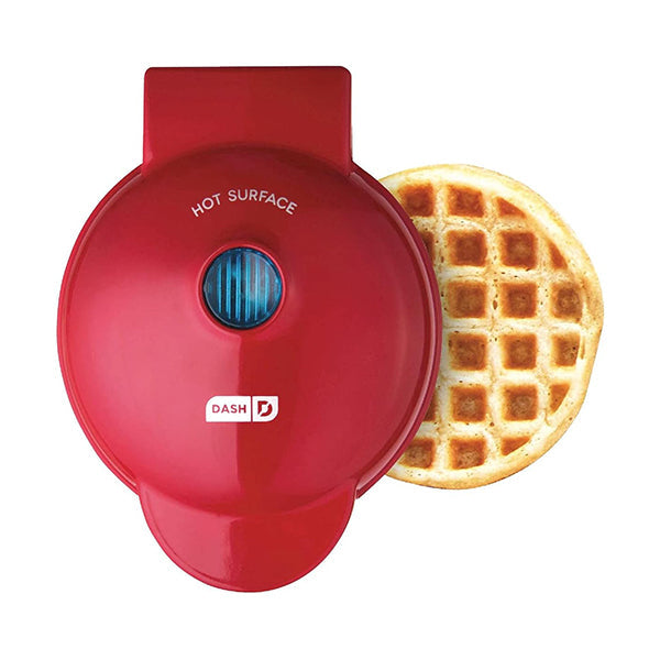 DASH Kitchen & Dining Red / Brand New DASH Waffle Maker 10Cm Plate - DMW001