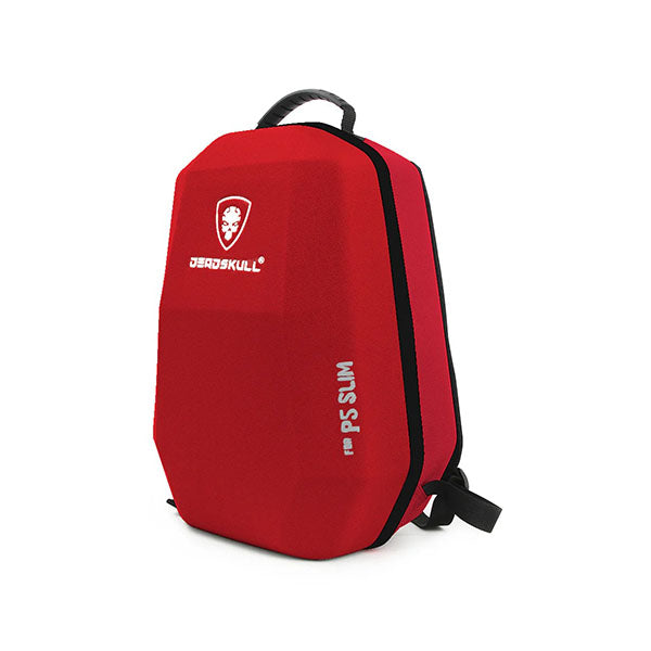 Deadskull Red Deadskull Hard Carrying Case, Carrying Travel Shockproof Bag for PS5 Slim Consoles