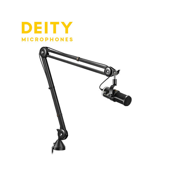 Deity Audio Black / Brand New Deity, VO-7U Dynamic USB Streamer Microphone Kit with Boom Arm
