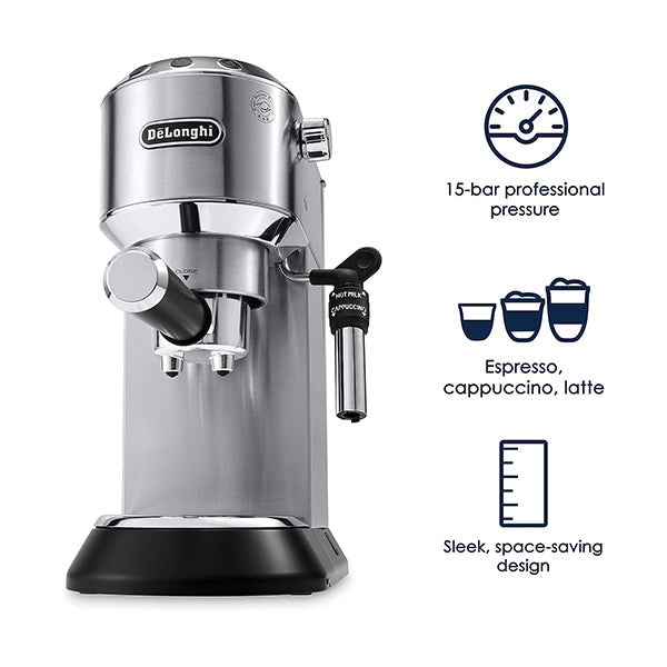 Delonghi Kitchen & Dining De Longhi Espresso Maker Dedica Style EC685M