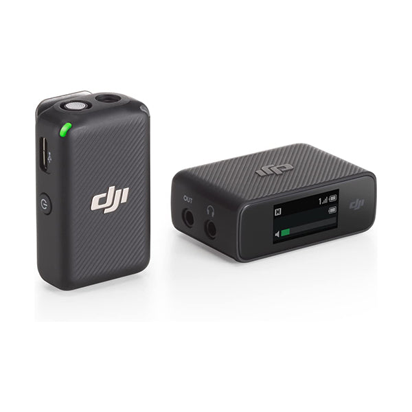 DJI Audio Black / Brand New DJI Mic 1TX + 1RX, Wireless Lavalier Microphone, 250m (820 ft.) Range, Compact and Ultra-Light, 14-Hour Recording, Wireless Mic for PC, iPhone, Andriod, Cameras, Record Vlogs, Live Stream