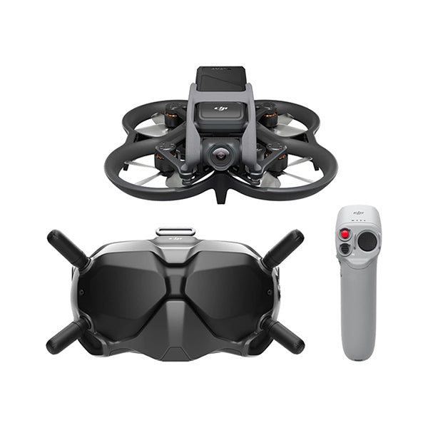 DJI Toys Black / Brand New DJI Avata Fly Smart Combo (DJI FPV Goggles V2) - First-Person View Drone UAV Quadcopter with 4K Stabilized Video, Super-Wide 155° FOV, Built-in Propeller Guard, HD Low-Latency Transmission