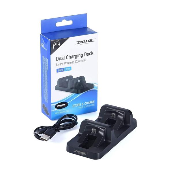 Dobe Black / Brand New DOBE Dual Charging Dock For PS4 Wireless Controller, TP4-002