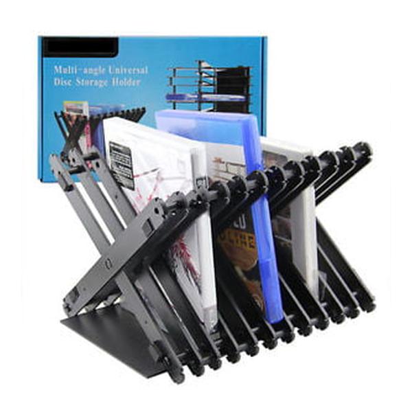Dobe Black / Brand New / 1 Year Multi-angle Universal Disc Storage Holder for PS5/PS4/XBOX/BLU-RAY Discs