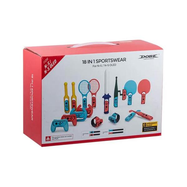 Dobe Brand New Nintendo Switch Dobe 18 In 1 Sport Game Accessories for Nintendo Switch/Switch OLED Joy-Con, TNS-2125