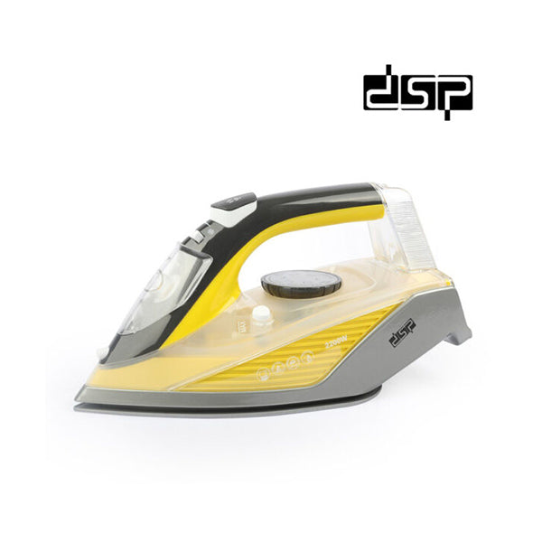 DSP Household Appliances Yellow / Brand New DSP, 2200W Steam Flat Iron KD1010