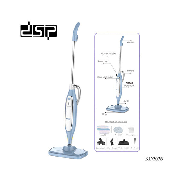 DSP Household Appliances Blue / Brand New DSP KD2036, Steamer Mop 1250W