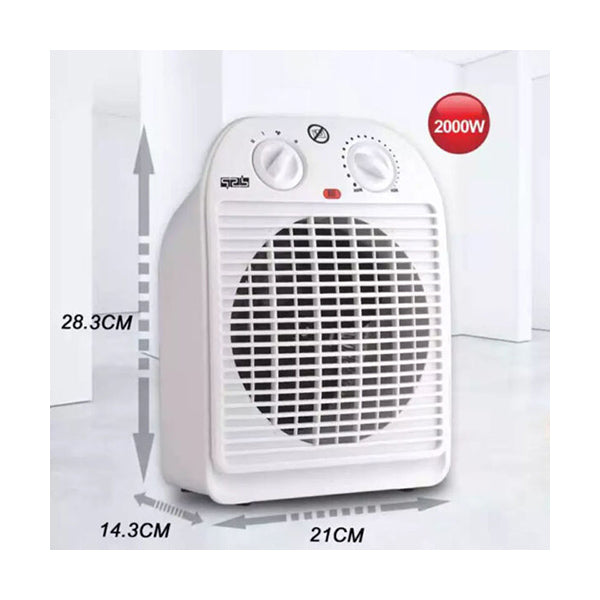 DSP Household Appliances White / Brand New DSP KD3006, Fan Heater 1800-2000W
