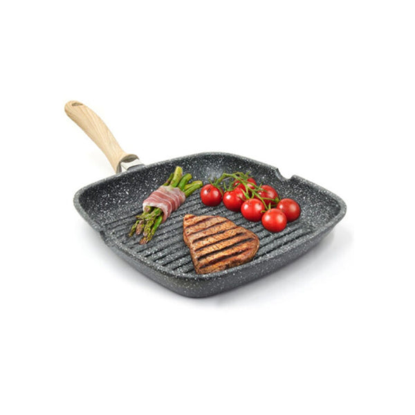 DSP Kitchen & Dining Black / Brand New DSP 24cm Toughened Non-stick Grill Pan CA006-D24