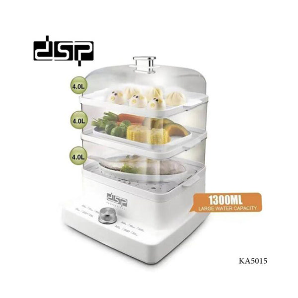 DSP Kitchen & Dining White / Brand New Dsp 5015, Food Steamer 1200w - KA5015
