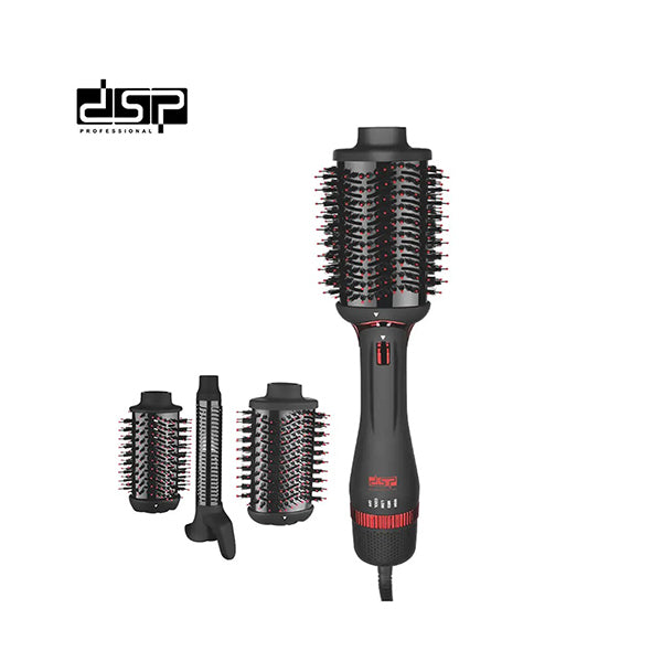 DSP Personal Care Black / Brand New DSP 1200W 4 in-1 Hot Air Styler For Quick Drying & Styling - 50184
