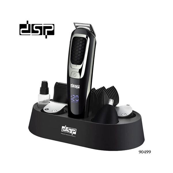 DSP Personal Care Black / Brand New DSP 90499, 5 in 1 Beard Trimmer Electric Hair Clippers Waterproof Grooming Kit - 90499