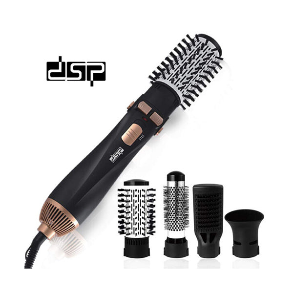 DSP Personal Care Black / Brand New DSP, Hair Dryer Rotating Hair Brush #50001