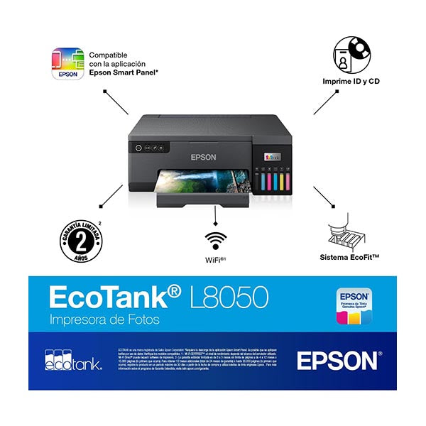 Epson Ecotank L8050 Photo Printer Color Ink Tank Wi-Fi Price Lebanon ...