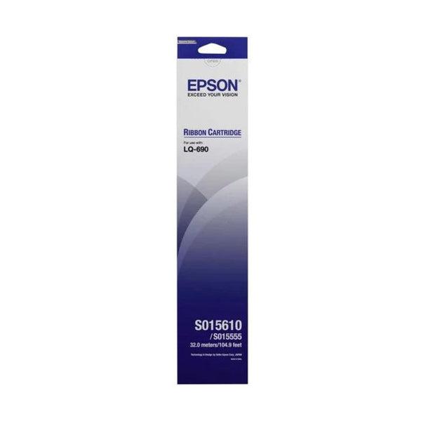 Epson Print & Copy & Scan & Fax Brand New Ribbon for Epson LQ-690 - S015610BA