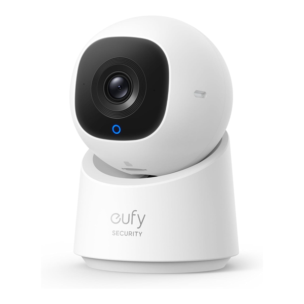 Eufy Cameras White / Brand New eufy Security Indoor Cam C220 | 2K Resolution Smart Security Camera with 360° coverage, Human/Motion Detection, AI Tracking, Compatible with Alexa and Google Assistant, Night Vision