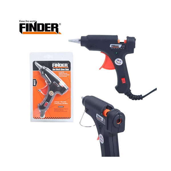 Finder Hobbies & Creative Arts Black Orange / Brand New Finder, Small Glue Gun 20Watt - 194871