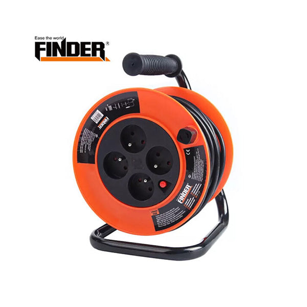 Finder Power & Electrical Supplies Black Orange / Brand New Finder, Cable Reel 25-meter 16A - 197203