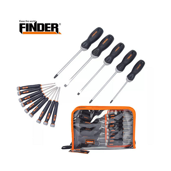 Finder Tools Black / Brand New Finder, 15Pcs Screwdrivers Set - 193040