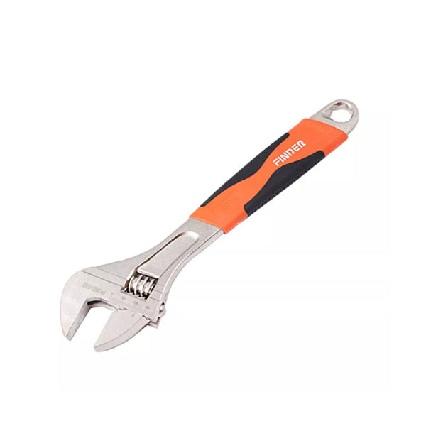 Finder Tools Black Orange / Brand New Finder, 8″ Adjustable Wrench - 192007