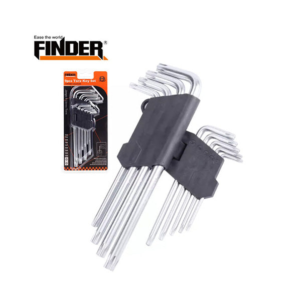Finder Tools Silver / Brand New Finder, 9Pcs Ball Point Hex Key - 193123