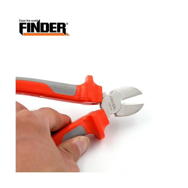 Finder Tools Black Orange / Brand New Finder, Diagonal Cutting Plier, 150mm/6″ - 190025
