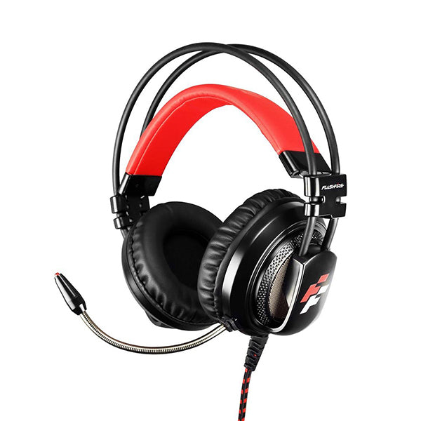 Flashfire Audio Red Black / Brand New Flashfire Gaming Headset for PS4 and PC Over-Ear with Stereo Surround Sound and Noise-Reducing Microphone - SW100