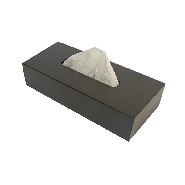 Flow Bathroom Accessories Black / Brand New Flow Wooden Big Tissue Box