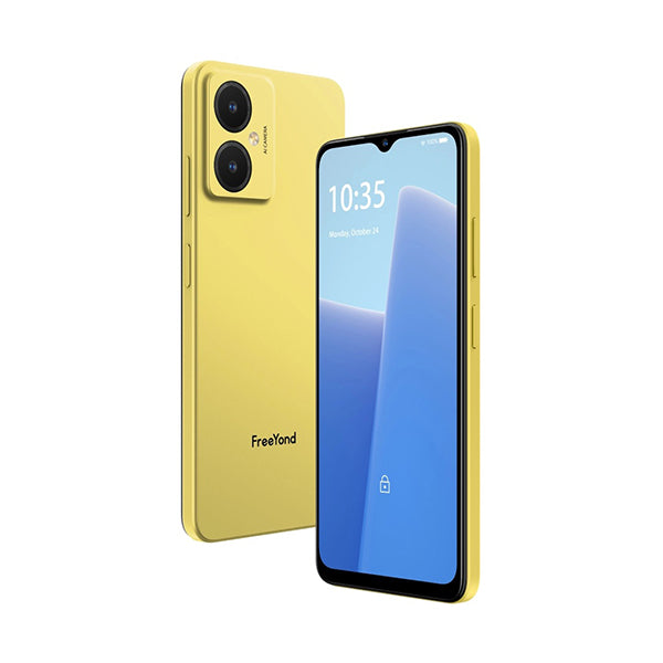 FreeYond Communications Yellow / Brand New / 1 Year FreeYond F9S 6GB/128GB (3GB Extended RAM) + 120 Days Screen Replacement Warranty