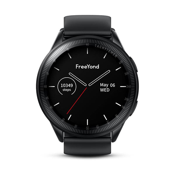FreeYond Smartwatch, Smart Band & Activity Trackers Black / Brand New / 1 Year FreeYond S1 Smartwatch, Zinc Alloy Case 1.39'' Round Watch with Personalized Screen, Music Control, Heart Rate, IP68 Waterproof Fitness Tracker
