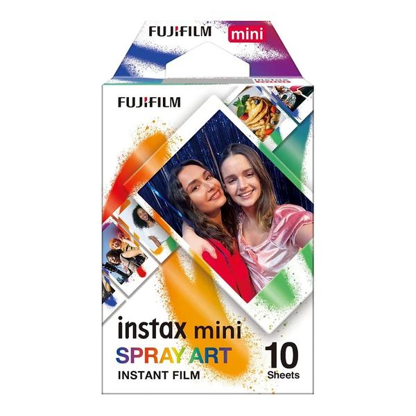 Fujifilm Photography Brand New Fujifilm Instax Mini Film – 1 Pack (10 Sheets) – Spray Art Edition