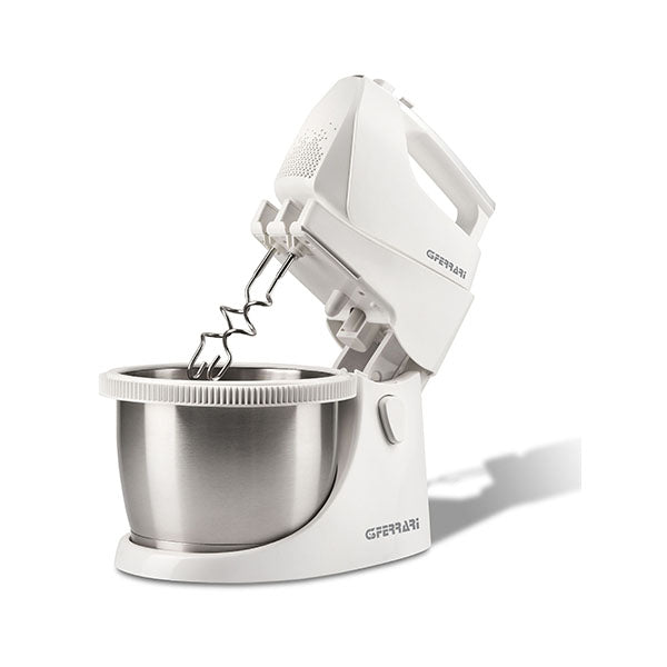 G3FERRARI Kitchen & Dining White / Brand New / 1 Year G3Ferrari G20119, Bravomix 550 KIT Hand Mixer Stainless Steel Bowl