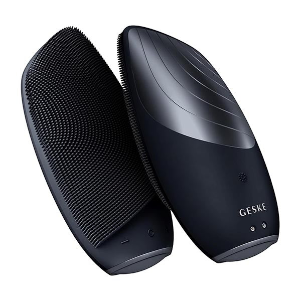 Geske Personal Care Black / Brand New GESKE 000007 Facial Cleansing Sonic Thermo Facial Brush, 6 in 1 - GESGK000007