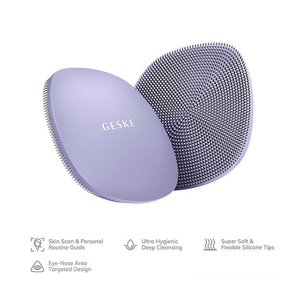 Geske Personal Care Purple / Brand New GESKE, Facial Cleansing Facial Brush, 4 in-1 Non-Electrical - GESKE000018