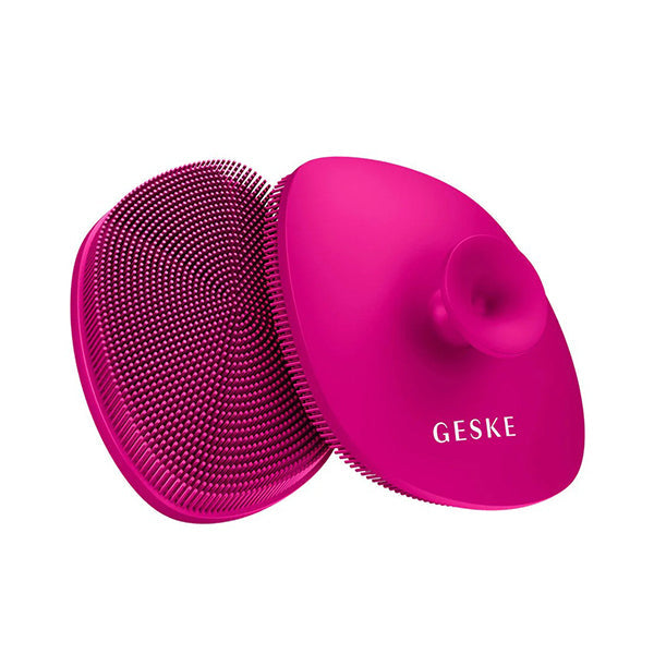 Geske Personal Care Magenta / Brand New GESKE, Facial Cleansing Facial Brush, 4 in 1 Non-Electrical With Handle - GESGK000038