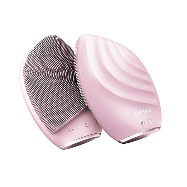 Geske Personal Care Pink / Brand New GESKE, Facial Cleansing Sonic Facial Brush, 5 in 1 - GESKE000010