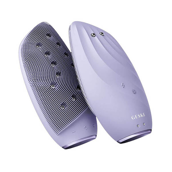 Geske Personal Care Purple / Brand New GESKE, Facial Cleansing Sonic Thermo Facial Brush & Face-Lifter, 8 in 1 - GESKE000006