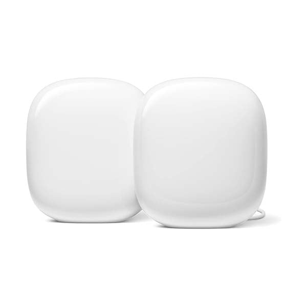 Google Networking Snow / Brand New Google Nest Wi-Fi Pro - Wi-Fi 6E - Reliable Home Wi-Fi System with Fast Speed and Whole Home Coverage - Mesh Router - 2-Pack