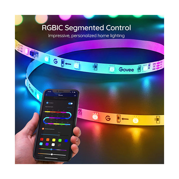 Segmented Led Strips Govee 65.6ft RGBIC LED Strip Lights Color Changing App Price Lebanon ...