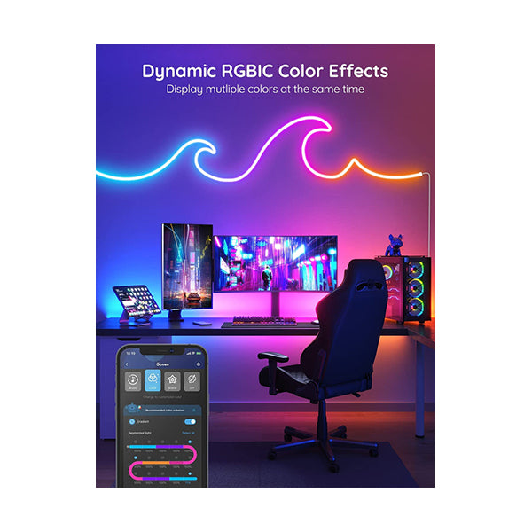 Govee RGBIC Neon Rope Light LED Strip Lights Music Sync Price