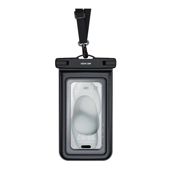 Green Lion Communications Black / Brand New Green Lion Waterproof Pouch, Clear, GNWPRFP7CLR