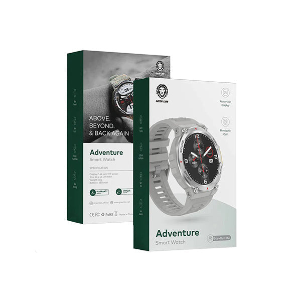 Green Lion Smartwatch, Smart Band & Activity Trackers Silver / Brand New / 1 Year Green Lion Adventure Smart Watch