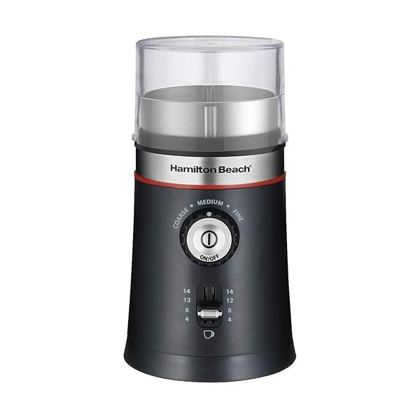 Hamilton Beach Kitchen & Dining Black / Brand New / 1 Year Hamilton Beach 10oz Electric Coffee Grinder with Multiple Grind Settings for Up to 14 Cups, Stainless Steel Blades - 80393-ME