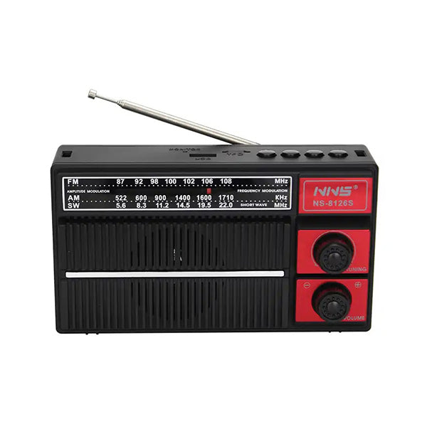 HAY-POWER Audio Red / Brand New Hay-Power Solar Radio NS-8126S