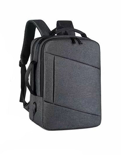 HAY-POWER Backpacks Dark Grey / Brand New Laptop Backpack With USB Charging Port 15 Inches, L130