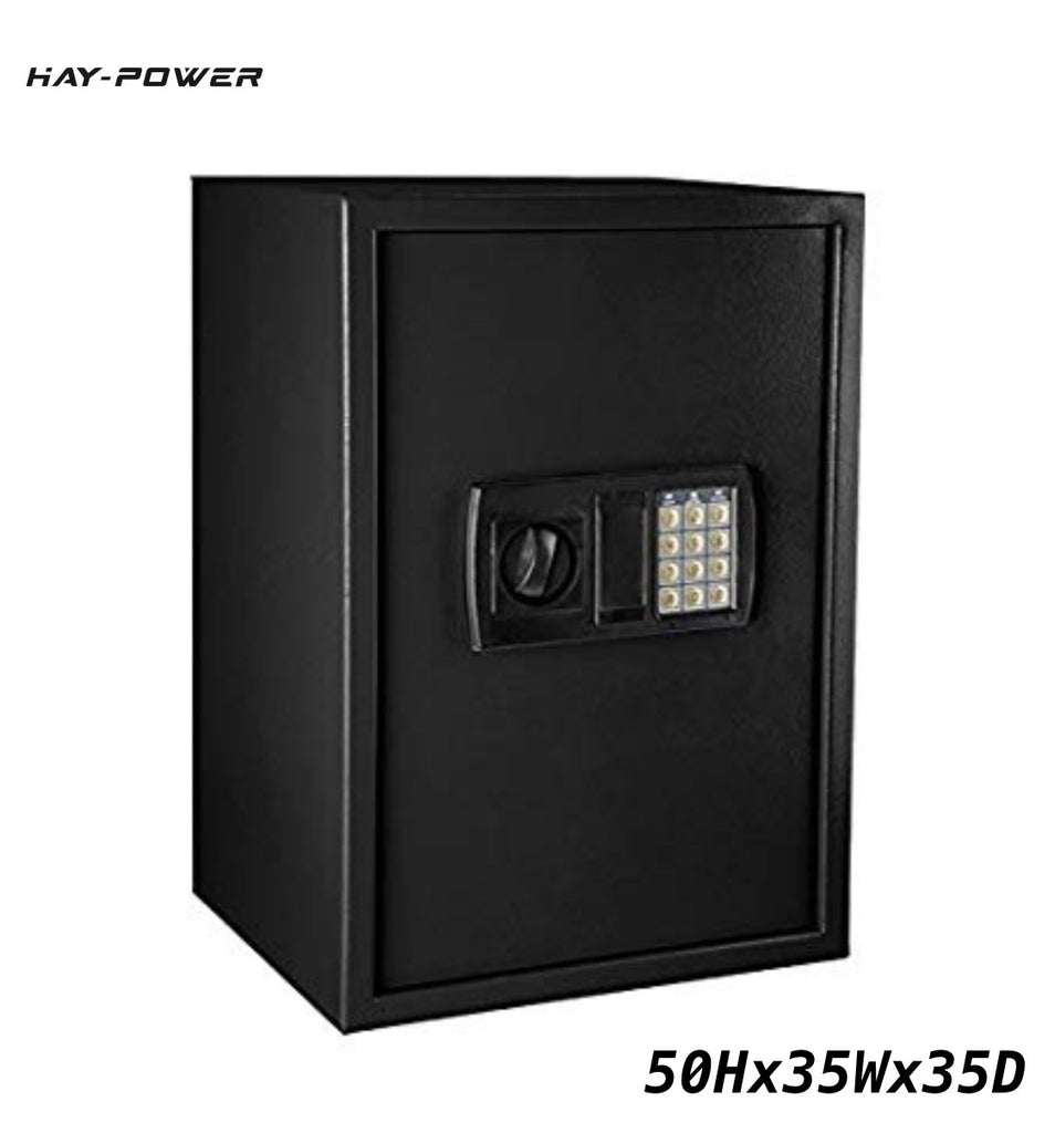 HAY-POWER Business & Home Security Black / Brand New Hay-Power Safe Box with shelf- SB6