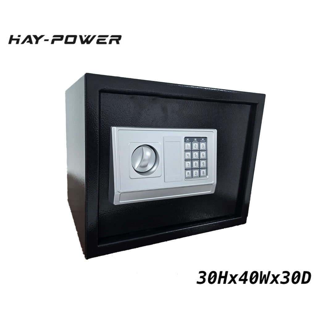 HAY-POWER Business & Home Security Black / Brand New Hay-Power Safe Box with Shelf - SM5